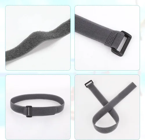 Vista 4 de LUTER Correa para sombrilla de patio, 6 correas ajustables de nailon para sombrilla de patio, correa de amarre para sombrilla de patio, correa