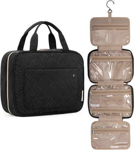 Vista 2 de BAGSMART bolsa de aseo con bolsa de viaje, Bagsmart Neceser con bolsa de viaje