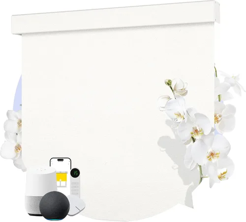 Vista 22 de Persianas enrollables opacas motorizadas inteligentes – Persianas eléctricas inalámbricas con control remoto para dormitorios, fáciles de instalar