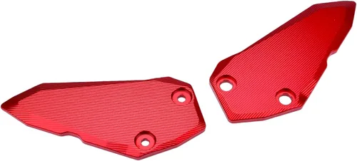 Vista 9 de Juego de reposapiés delantero para motociclista, protector de placas de talón (para vehículo Kawasaki) Ninja ZX-4R ZX-4RR ZX-25R (negro)