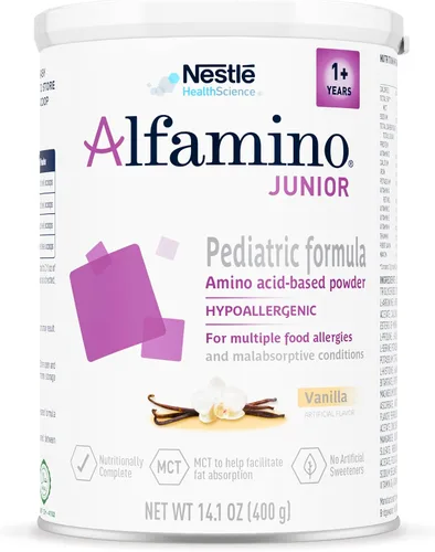 Vista 9 de Alfamino Fórmula pediátrica junior, a base de aminoácidos, sin sabor, 14.1