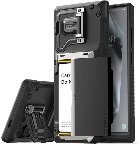 Vista 11 de VRS DESIGN Damda Glide DuoGuard para Samsung Galaxy S24 Ultra Funda para Teléfono (2024), Funda Protectora Premium Resistente de Lente de Cámara
