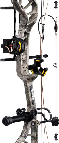 Vista 5 de Bear Legit Maxx - Arco compuesto listo para cazar, 70 libras. Peso de tiro con arco True Timber Strata/Negro