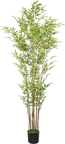 Vista 12 de LOVMOR Árbol de olivo artificial de 7.8 pies, olivo sintético extra largo para decoración moderna del hogar, oficina, sala de estar, piso
