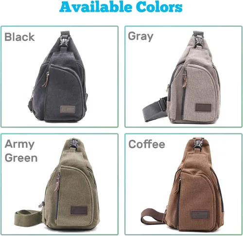 Vista 5 de Kalevel Mochila cruzada de viaje al aire libre, bolsa de hombro casual para hombres y mujeres, Ciclismo
