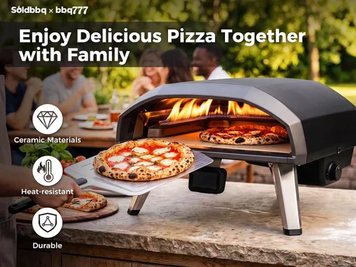 Vista 5 de Piezas de repuesto de piedra de pizza de cordierita para horno de pizza Ooni Koda 2 Max al aire libre, accesorios de piedra de pizza para hornear