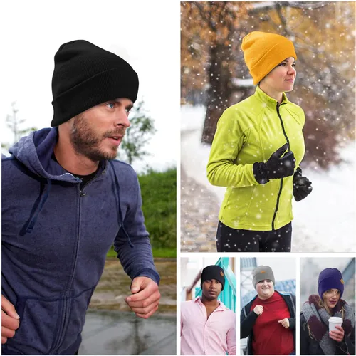 Vista 8 de FanVince Guantes de invierno y gorro diario