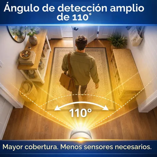 Vista 5 de Dakota Alert PIR-4000 Sensor de movimiento inalámbrico para interiores, rango de detección de 40 pies