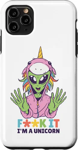 Vista 4 de Funda para iPhone 12 mini LGBTQ Alien F I I'm A Unicorn Rainbow Outer Space Gay Pride