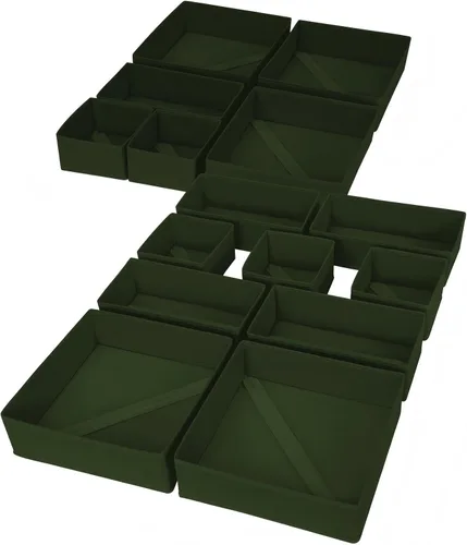 Vista 35 de DIMJ Organizador de cajones para ropa, paquete de 6 unidades, organizadores plegables para bebé, organizador de almacenamiento y cómoda