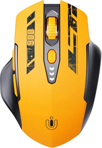 Vista 13 de Uineer Ratón Bluetooth, [Actualizado] Ratón Inalámbrico Multi-Dispositivo Recargable, Nivel de Batería Visible, Tri-Modo (BT 5.0/4.0+2.4G Hz), 4 DPI