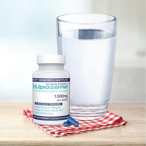 Vista 6 de Lipozene Píldoras de dieta - Suplemento para perder peso - Suprime el apetito - Tres botellas de 90 cápsulas en total