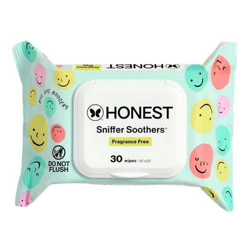 Vista 10 de The Honest Company Toallitas eliminadoras de mocos a base de plantas, calmante para la nariz con aloe, hipoalergénicas, piel sensible, verificado