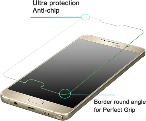 Vista 3 de LUVVITT Protector de pantalla de vidrio templado premium para Samsung Galaxy Note 5 (con aplicador súper fácil), transparente