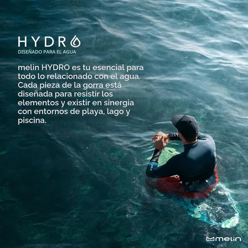 Vista 9 de melin Coronado Brick Hydro Rope Gorra, Gorras de Béisbol Resistentes al Agua para Hombres y Mujeres, Gorra para Golf, Correr o Entrenar Negro