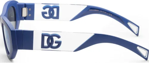 Vista 2 de Gafas de sol Dolce & Gabbana DG 6174 333925 Blue Rubber, AZUL (BLUE RUBBER), 5423145