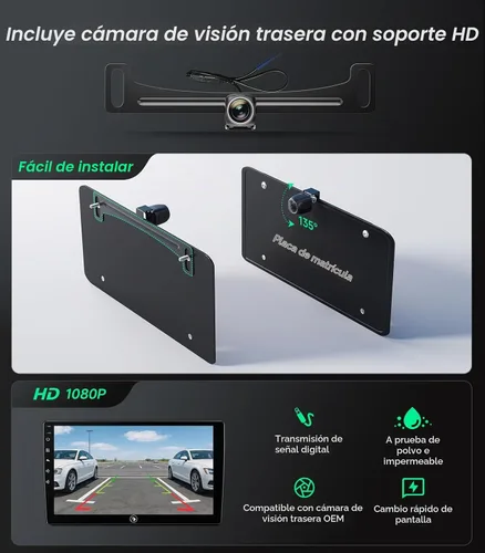 Vista 6 de Radio de coche para Jeep Compass Patriot 2010-2016, inalámbrico CarPlay