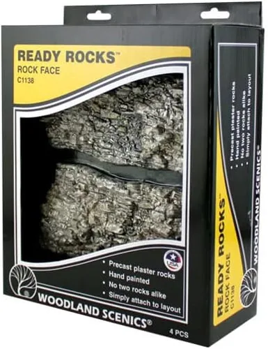 Vista 3 de Woodland Scenics C1138 Rock Face Ready Rocks