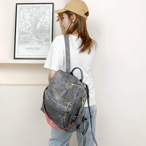 Vista 3 de ZOCILOR Bolso de moda para mujer, mochila convertible de diseño multiusos, bolso de hombro, bolso de viaje