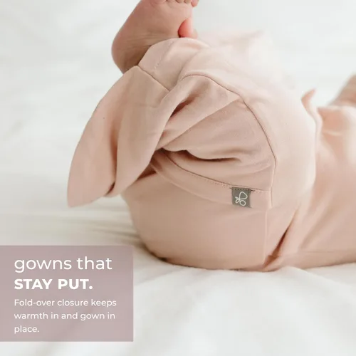 Vista 4 de goumikids Viscosa hecha de bambú algodón orgánico convertible vestido de bebé
