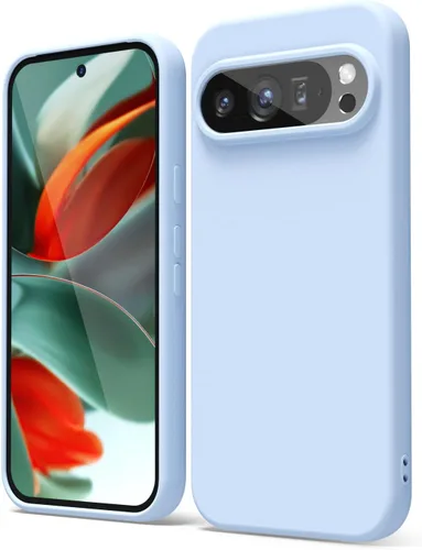 Vista 114 de oakxco para Google Pixel 6A Funda de teléfono de silicona líquida, diseño estético lindo y delgado para mujer y niña, cubierta de gel suave, lisa