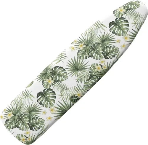Vista 27 de Funda para tabla de planchar con estampado de rosas vintage con gancho y bucle, sujetadores ajustables, fundas protectoras para tabla de planchar