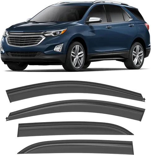 Vista 25 de Deflectores de ventana irrompibles con cinta para Chevrolet Equinox 2025-2026