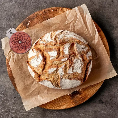 Vista 6 de DOITOOL Herramienta de puntuación cojo de pan, cuchillo cortador de pan para panaderos de masa madre, cuchillo de puntuación para baguette artesanal