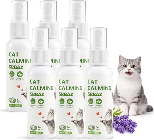 Vista 11 de 2 botellas de feromonas calmantes para gatos en aerosol para hogares