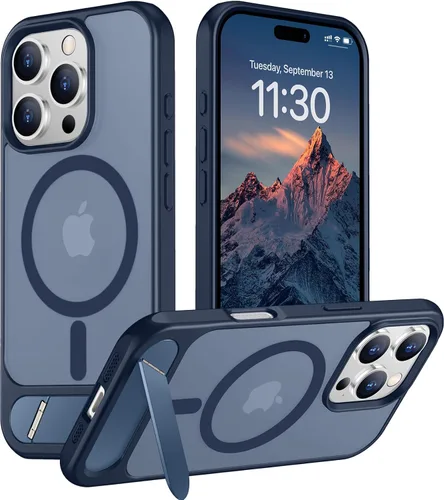 Vista 16 de Funda para iPhone 11 con compatibilidad magnética, [Soporte invisible incorporado][Compatible con MagSafe]