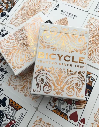 Vista 3 de Bicycle Botanica - Cartas de juego premium, 1 mazo