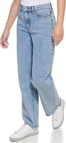 Vista 3 de Calvin Klein Vaquero Boyfriend de tiro medio para mujer