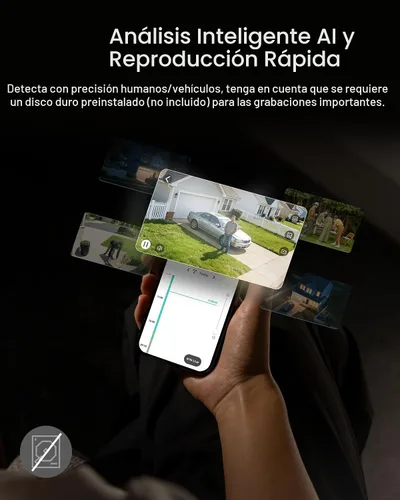Vista 6 de ZOSI 3K Lite Sistema de cámara de seguridad con cable, 4 cámaras bala