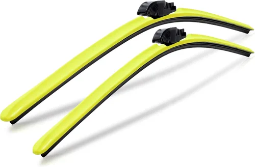 Vista 12 de ClixWipers - Limpiaparabrisas de repuesto de fibra de carbono negra de 14 + 14 pulgadas (juego de 2) para todo tipo de clima, limpiaparabrisas