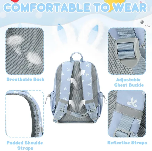Vista 6 de Mochila preescolar para niños y niñas