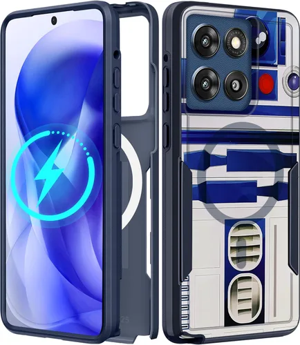 Vista 101 de Funda para Moto G 5G 2024 – Compatible con MagSafe para mujeres y niñas, bonita funda protectora magnética para teléfono, diseño femenino Kawaii