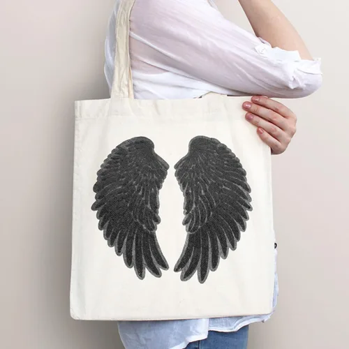 Vista 5 de Mipcase Sequin Angel Wings Embroidered Applique Patch 2pcs Black Medium Wing Clothes Applique Garment Decor for Jackets DIY Sewing Repair Craft