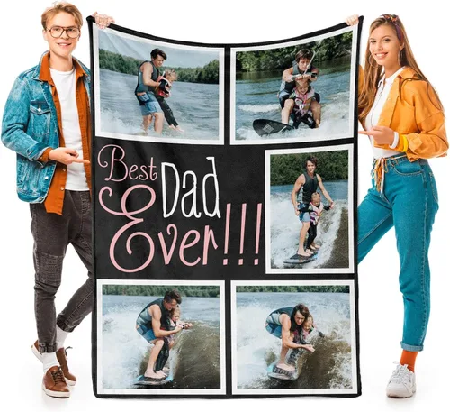 Vista 12 de inkArts Mantas personalizadas con foto, manta personalizada con mi propia foto, mantas personalizadas con imagen, regalos personalizados