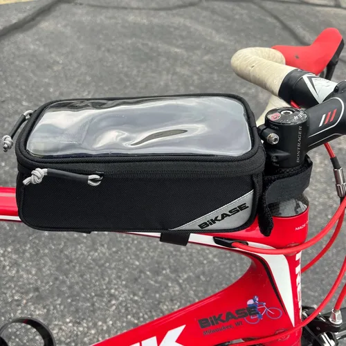 Vista 4 de BiKase Funda rígida para teléfono para bicicleta, accesorios para bicicleta, nunca se deforma/impermeable, soporte para teléfono de bicicleta