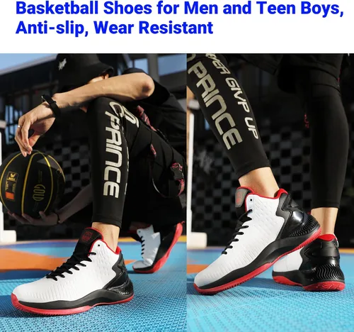 Vista 5 de Beita - Tenis de baloncesto para hombre, transpirables, antideslizantes.