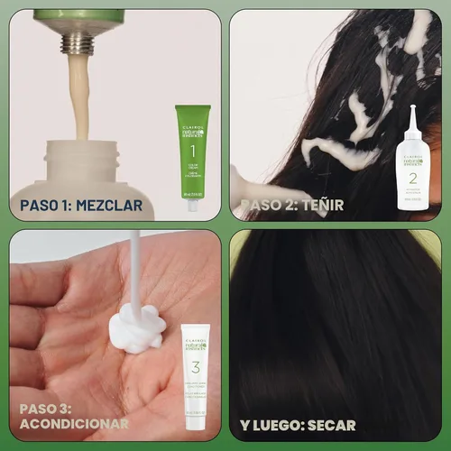 Vista 7 de Clairol Natural Instincts - Tinte semipermanente para el cabello, color negro 2, paquete de 1 unidad