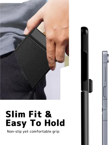 Vista 5 de NINKI Funda para Motorola Razr 60 Ultra con protector de pantalla integrado, protección de bisagra a prueba de golpes, resistente, ultra delgada