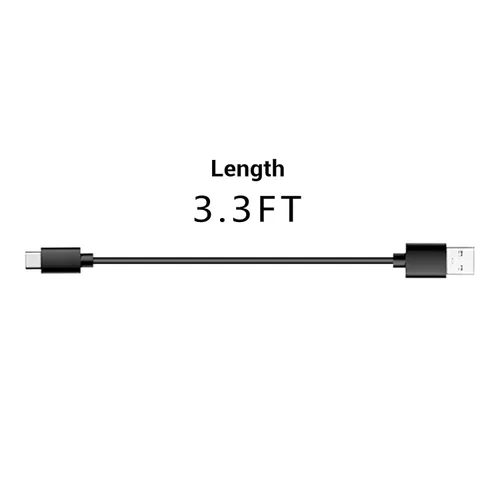 Vista 6 de Cable de carga USB-C compatible con Nebo Omni 2K 3K 2000, Slyde King 2K 500, 12K, Luxtreme, ThruNite T2 TT20 TC20 V2 Catapult V6, Olight Marauder 2