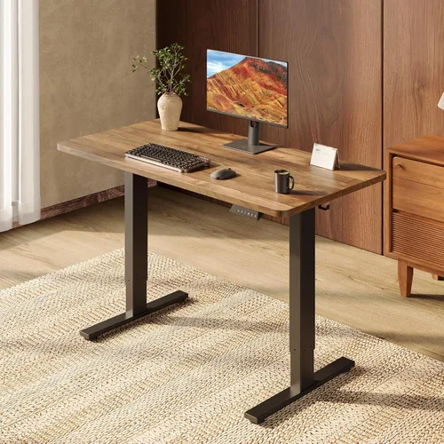 Vista 23 de SANODESK - Escritorio eléctrico ergonómico ajustable de altura grande de 71 Marco extendido blanco/parte superior blanca