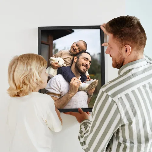 Vista 6 de Póster personalizado con tus fotos, impresiones artísticas personalizadas para colgar en la pared, póster enmarcado personalizado para pared, marco