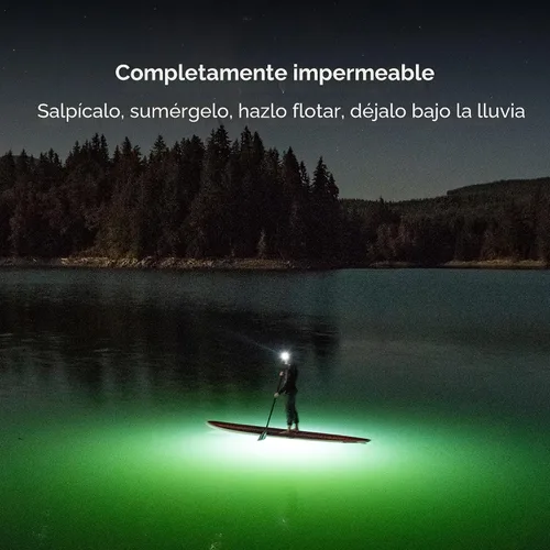 Vista 5 de BioLite Luci Original – Linterna solar inflable para acampar, transparente
