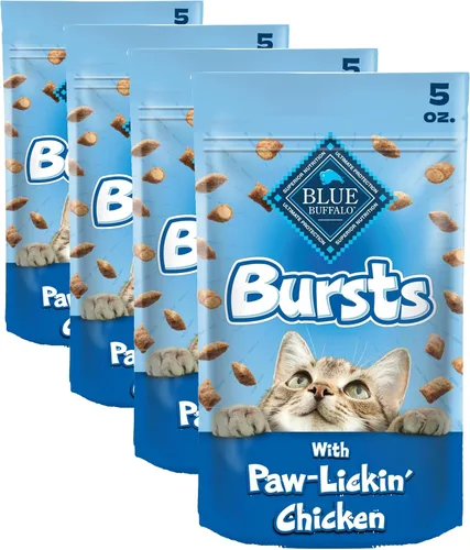 Vista 13 de Blue Buffalo Golosinas crujientes para gatos, bolsa de pollo de 2 onzas (paquete de 6)
