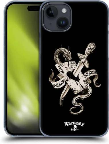 Vista 11 de Head Case Designs Officially Licensed Alchemy Gothic 13 Dagger Illustration Hard Back Case Compatible with Apple iPhone 15 Plus