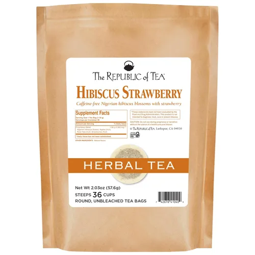 Vista 8 de The Republic of Tea - Té de hibisco y fresa, 36