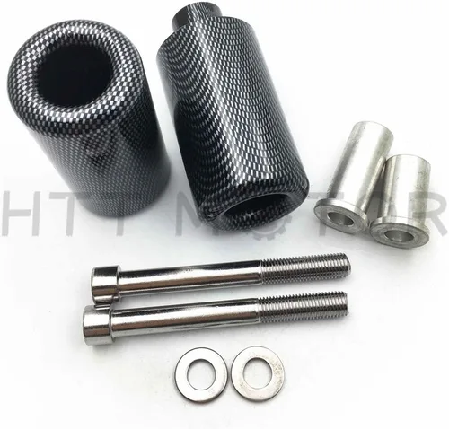 Vista 5 de HTTMT MT219-039-CN - Protector de choque deslizante de marco sin corte compatible con Suzuki Gsxr 1000 Gsx-R carbono 2007 2008